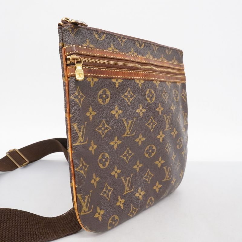 Louis Vuitton Shoulder Bag Monogram Pochette Bosfort M40044 Brown Women