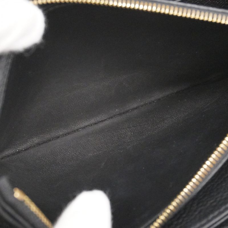 Louis Vuitton Long Wallet Monogram/empreinte Bicolor Zippy Wallet M80481 Black