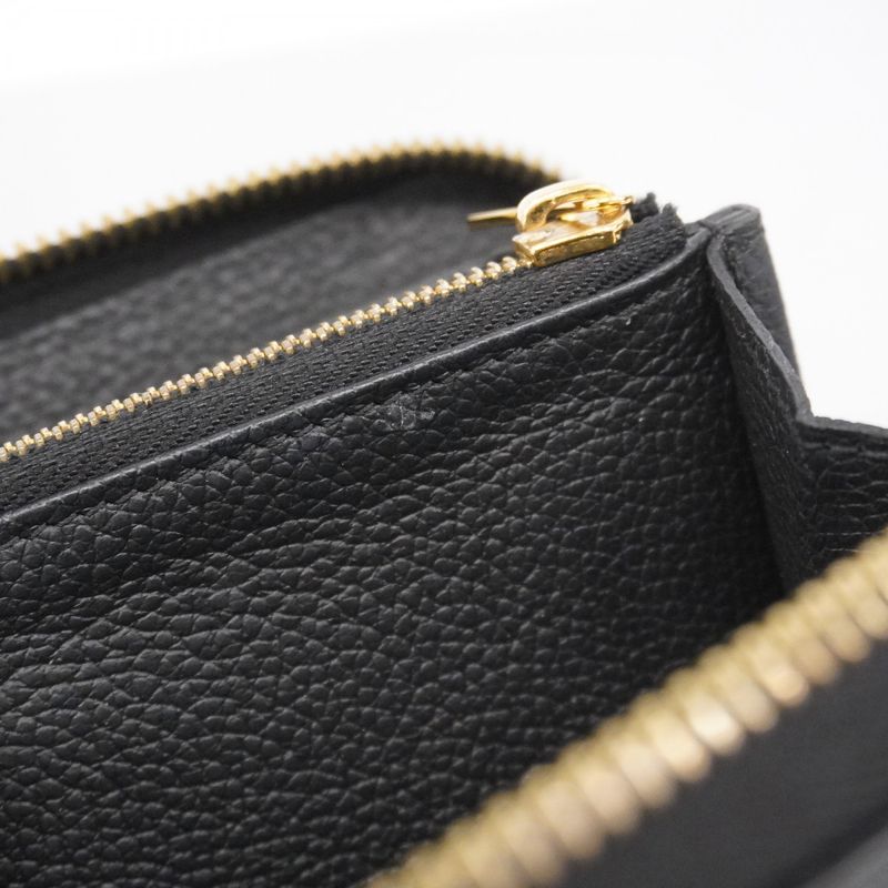 Louis Vuitton Long Wallet Monogram/empreinte Bicolor Zippy Wallet M80481 Black