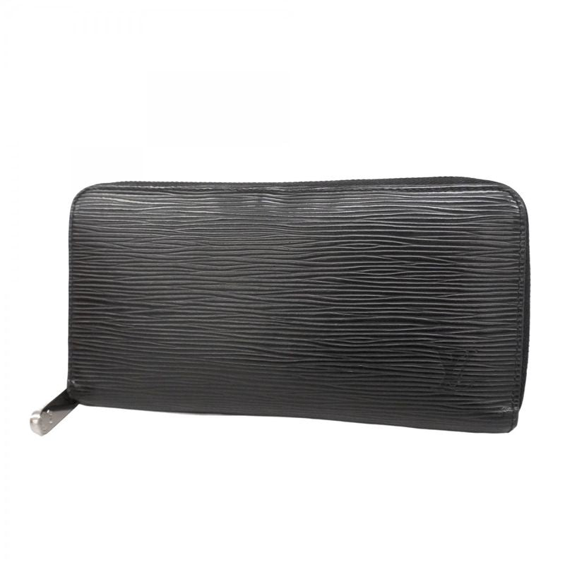 Louis Vuitton Epi Zippy Wallet M61857 Noir Black Men Women Unisex