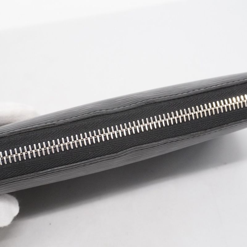 Louis Vuitton Epi Zippy Wallet M61857 Noir Black Men Women Unisex