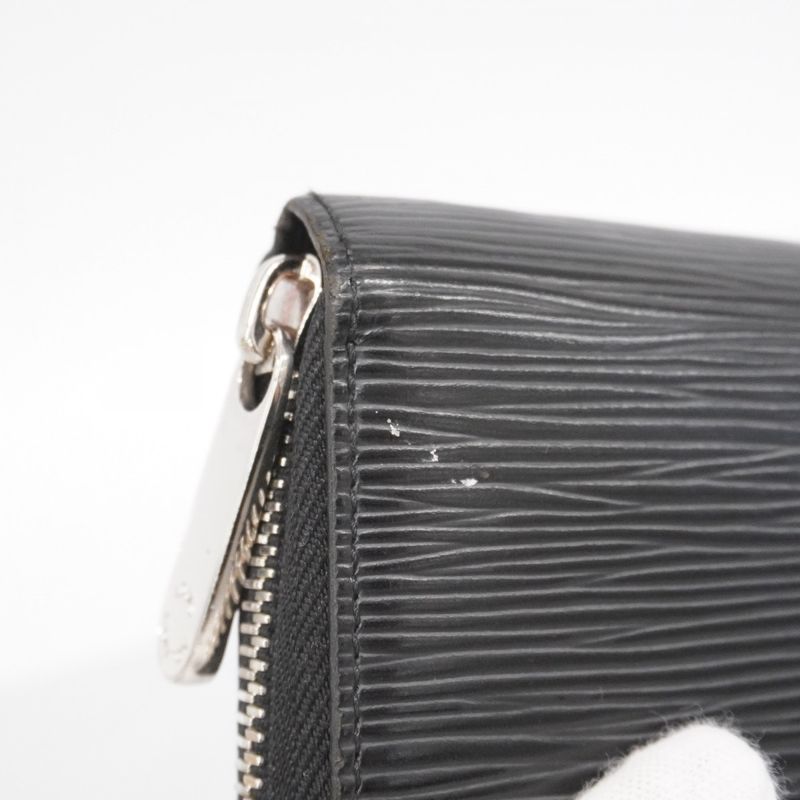 Louis Vuitton Epi Zippy Wallet M61857 Noir Black Men Women Unisex