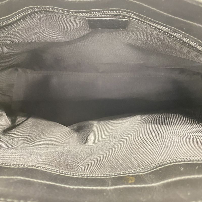 Gucci Tote Bag GG Canvas 002 1119 Canvas Black Gold Hardware Women's