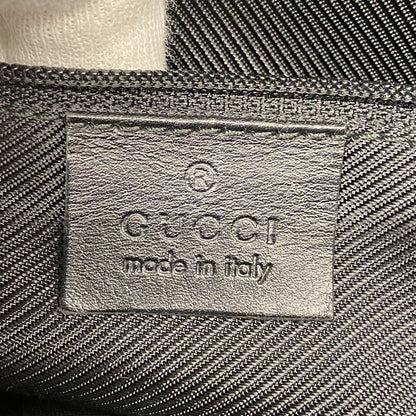 Gucci Tote Bag GG Canvas 002 1119 Canvas Black Gold Hardware Women's