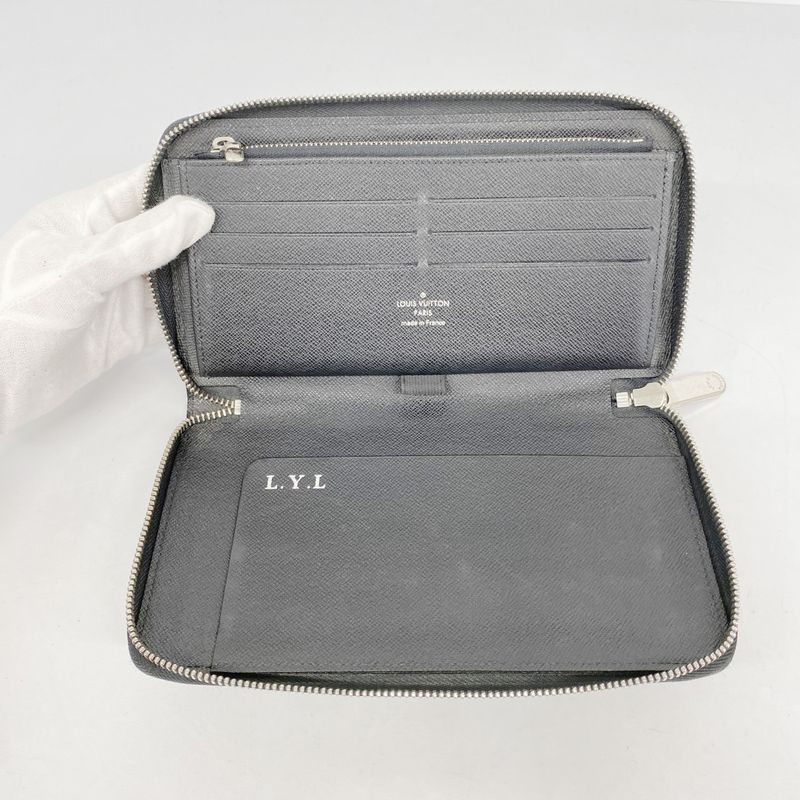 Louis Vuitton Epi Zippy Organizer Long Wallet M63852 Noir Black Men's
