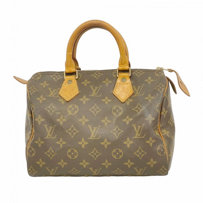 Louis Vuitton Handbag Monogram Speedy 25 M41109 Brown Ladies