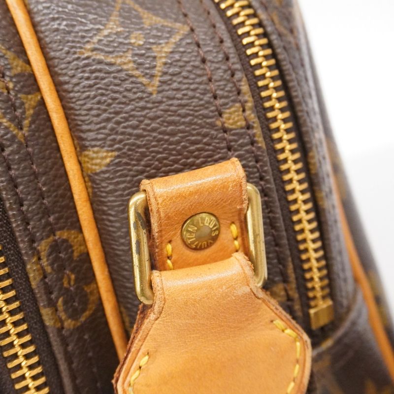 Louis Vuitton Shoulder Bag Monogram Reporter PM M45254 Brown Ladies