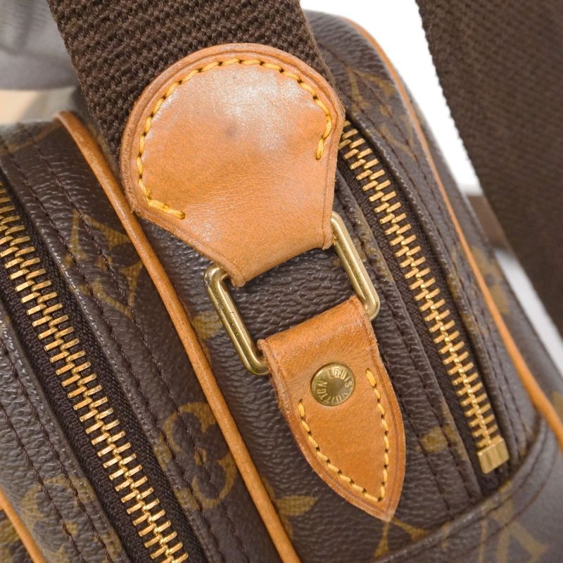 Louis Vuitton Shoulder Bag Monogram Reporter PM M45254 Brown Ladies