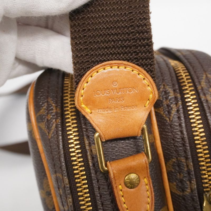 Louis Vuitton Shoulder Bag Monogram Reporter PM M45254 Brown Ladies