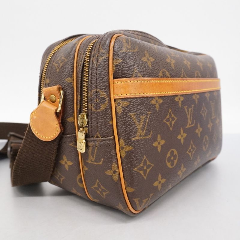 Louis Vuitton Shoulder Bag Monogram Reporter PM M45254 Brown Ladies