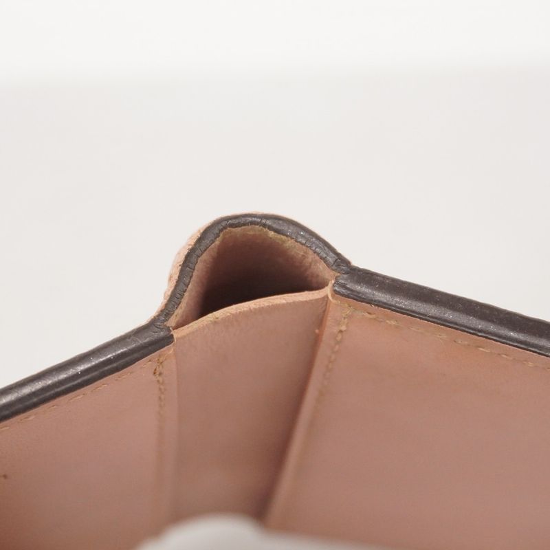 Louis Vuitton Damier Portefeuille Croisette Compact N60208 Ebène/magnolia