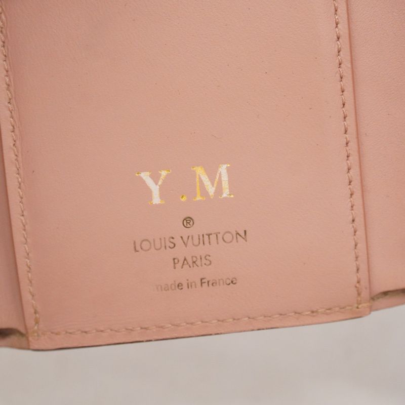 Louis Vuitton Damier Portefeuille Croisette Compact N60208 Ebène/magnolia