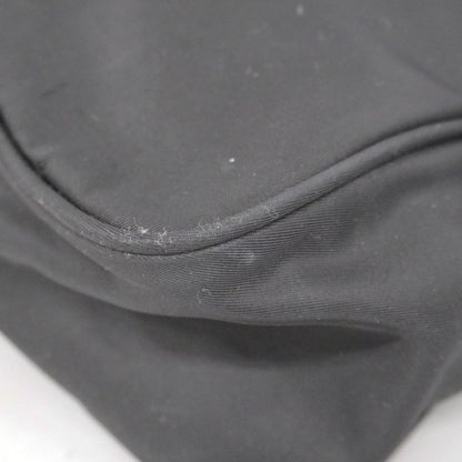 Prada Shoulder Bag Tessuto Nylon Black Silver Hardware Men Women Unisex