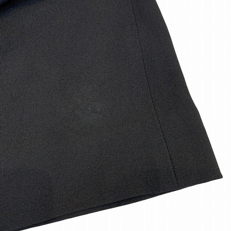 Good Prada Velour Switch Cache Coeur Dress 40 Black Red Women's Used