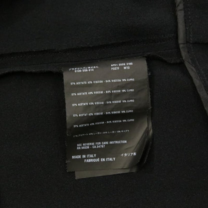 Good Prada Velour Switch Cache Coeur Dress 40 Black Red Women's Used