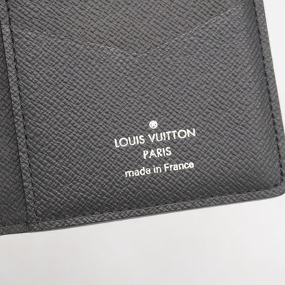 Louis Vuitton Card Case Damier Graphite Pixel Organizer Duposhe N60159 Gray