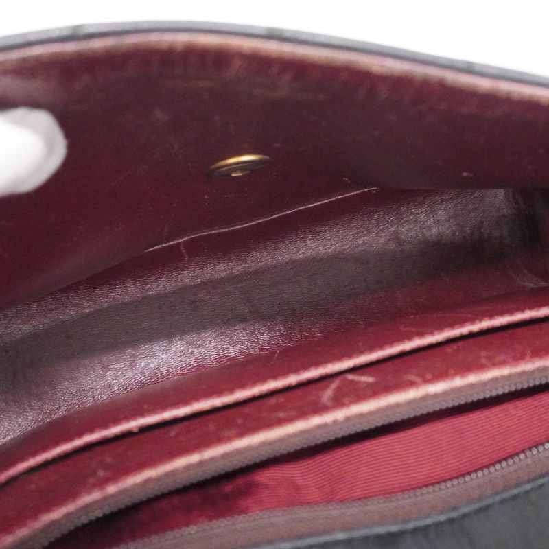 Chanel Shoulder Bag Matelasse Lambskin Black Gold Hardware Women