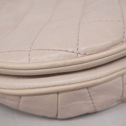 Chanel Shoulder Bag Matelasse Leather Light Pink Gold Hardware Women