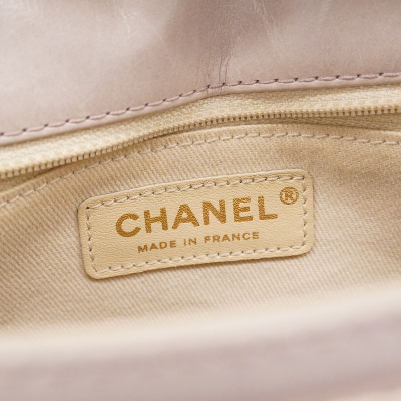 Chanel Shoulder Bag Matelasse Leather Light Pink Gold Hardware Women
