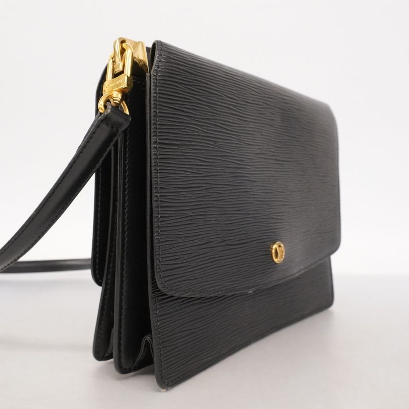 Louis Vuitton Epi Grenelle Shoulder Bag M52362 Noir Black Women