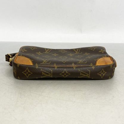 Louis Vuitton Clutch Bag Monogram Marly Dragonne PM M51827 Brown Men's