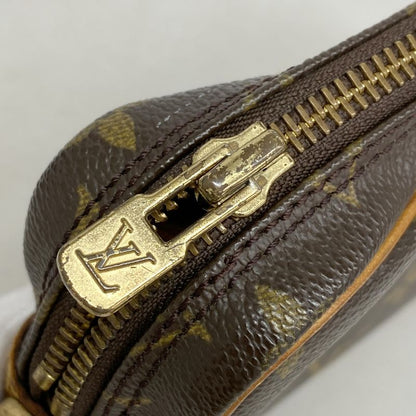 Louis Vuitton Clutch Bag Monogram Marly Dragonne PM M51827 Brown Men's