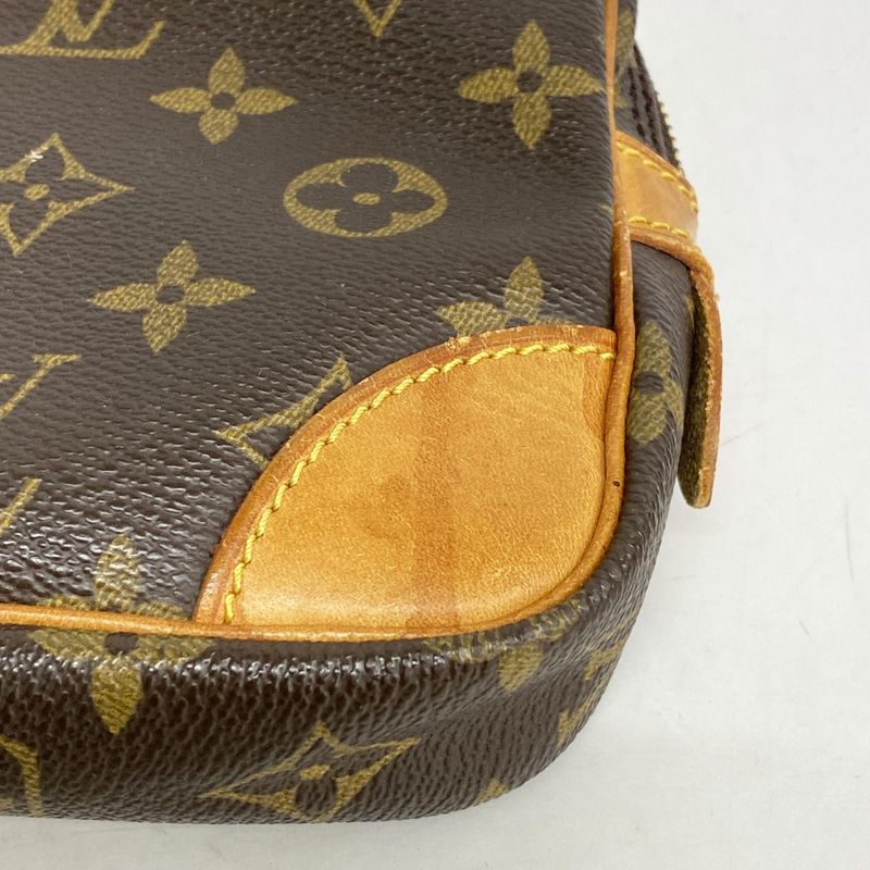 Louis Vuitton Clutch Bag Monogram Marly Dragonne PM M51827 Brown Men's