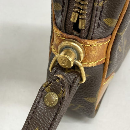 Louis Vuitton Clutch Bag Monogram Marly Dragonne PM M51827 Brown Men's