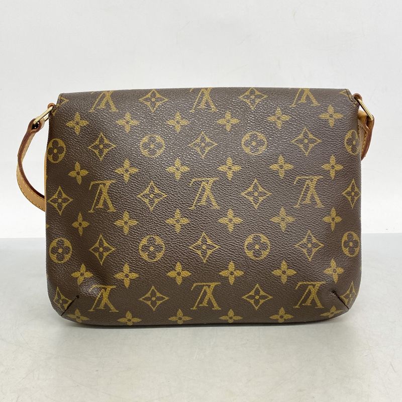 Louis Vuitton Shoulder Bag Monogram Musette Tango Short Strap M51257 Brown