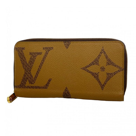 Louis Vuitton Long Wallet Monogram Giant Reverse Zippy Wallet M69353 Brown