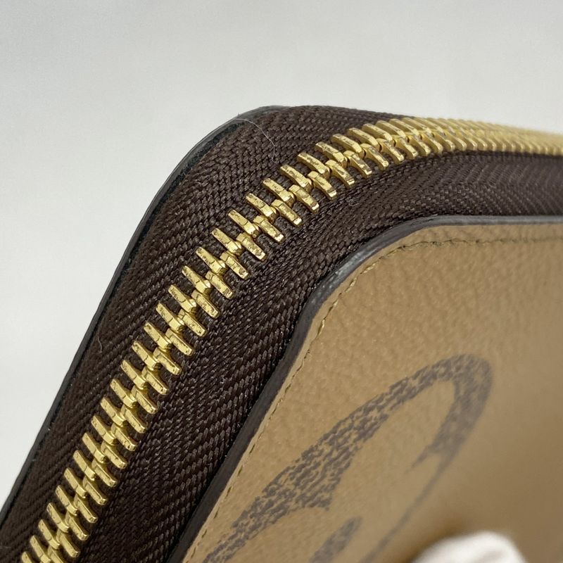 Louis Vuitton Long Wallet Monogram Giant Reverse Zippy Wallet M69353 Brown