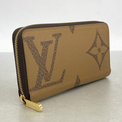 Louis Vuitton Long Wallet Monogram Giant Reverse Zippy Wallet M69353 Brown