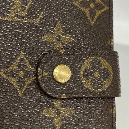 Louis Vuitton Wallet Monogram Porte Papier Zip M61207 Brown Ladies