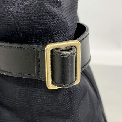 Chanel Tote New Travel Nylon Black Chien Pan Gold Hardware Women's