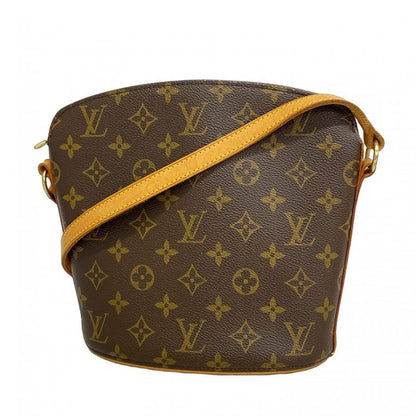 Louis Vuitton Shoulder Bag Monogram Drouot M51290 Brown Ladies