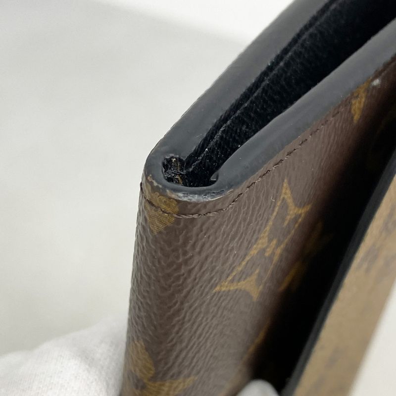 Louis Vuitton Long Wallet Monogram Reverse Portefeuille Emily M82157 Brown