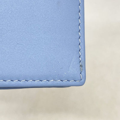 Gucci Wallet GG Supreme Abby 320692 PVC Blue Chien Pan Gold Hardware Women