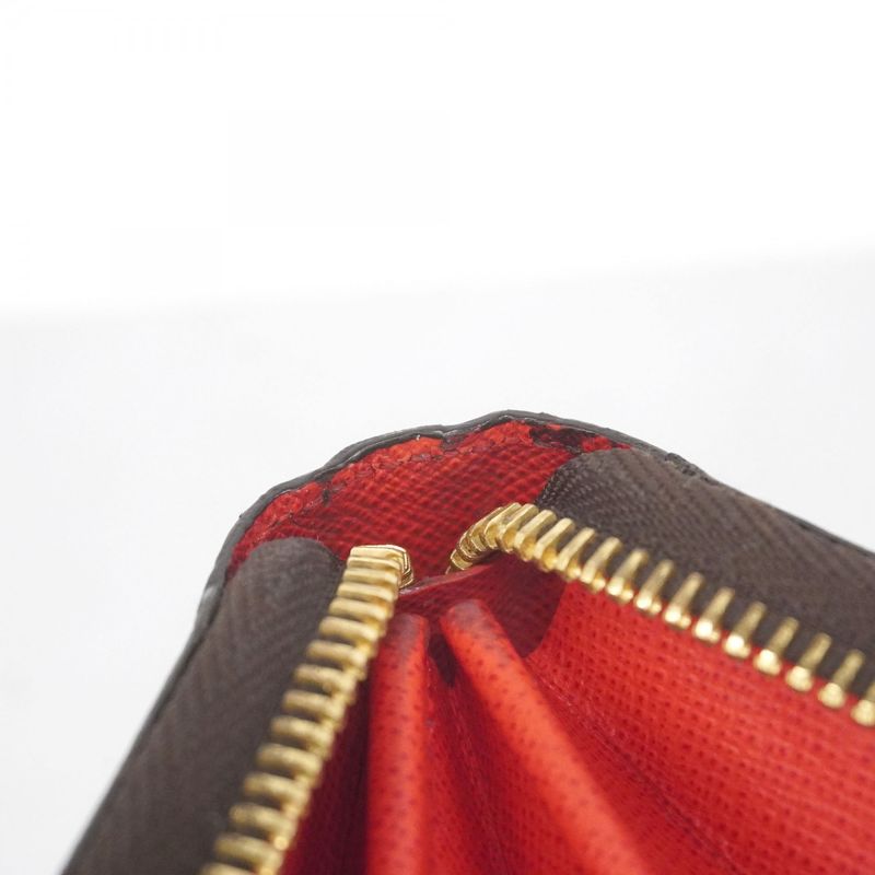 Louis Vuitton Long Wallet Monogram Zippy Wallet M41896 Brown Coquelicot Ladies