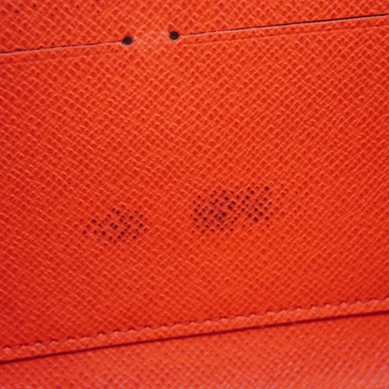 Louis Vuitton Long Wallet Monogram Zippy Wallet M41896 Brown Coquelicot Ladies