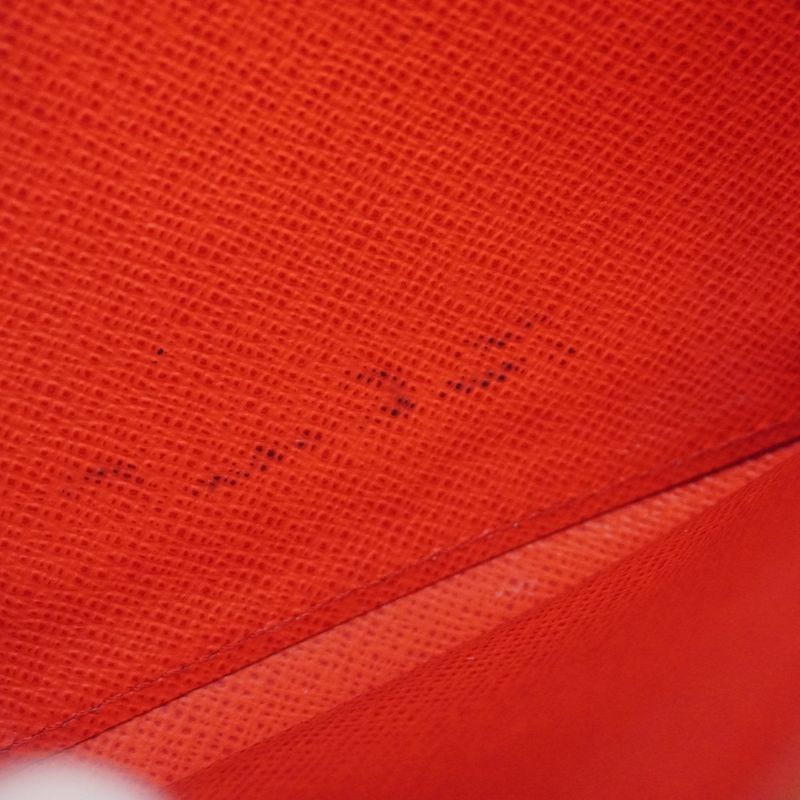 Louis Vuitton Long Wallet Monogram Zippy Wallet M41896 Brown Coquelicot Ladies