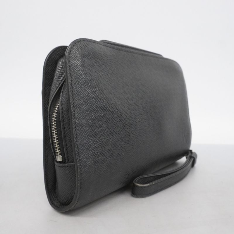 Louis Vuitton Taiga Baikal Clutch Bag M30182 Ardoise Men's