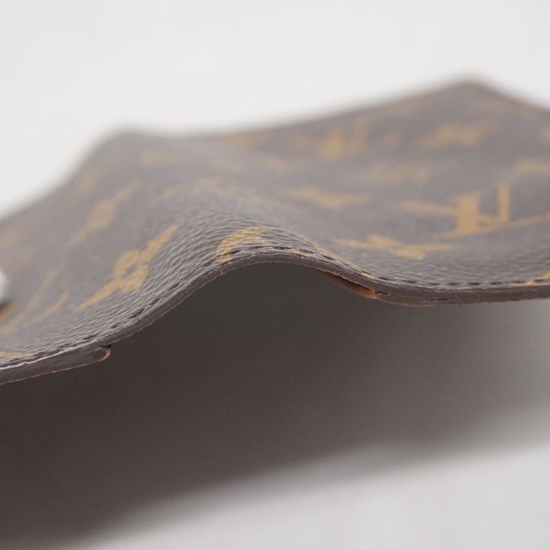 Louis Vuitton Notebook Cabas Monogram Agenda Poche M56340 Brown Men Women Unisex