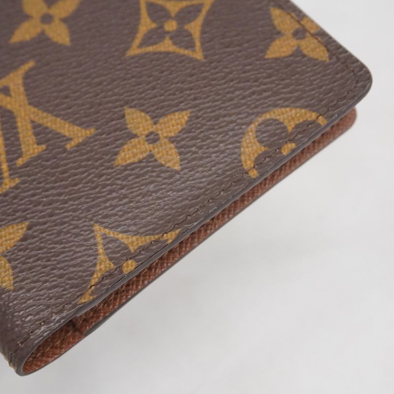 Louis Vuitton Notebook Cabas Monogram Agenda Poche M56340 Brown Men Women Unisex