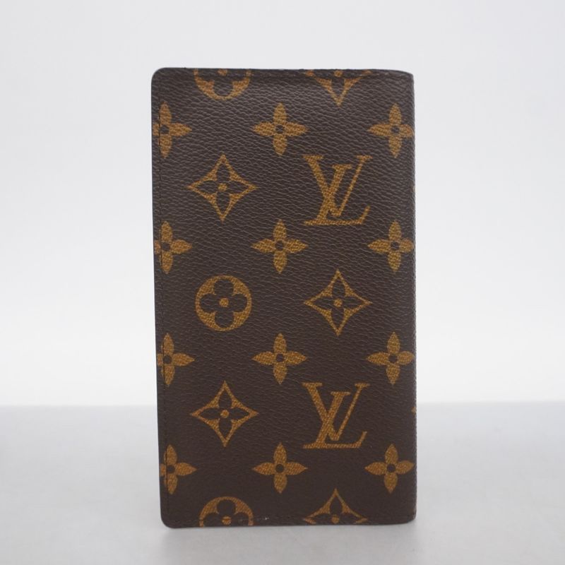 Louis Vuitton Notebook Cabas Monogram Agenda Poche M56340 Brown Men Women Unisex