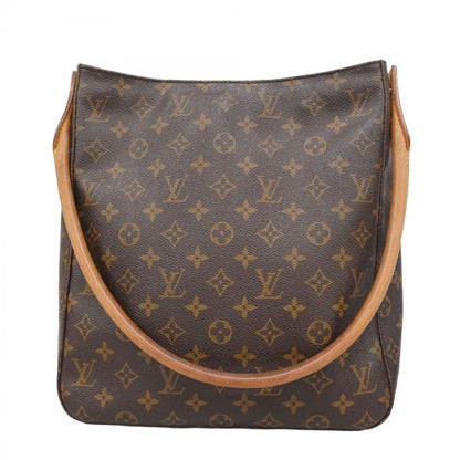Louis Vuitton Shoulder Bag Monogram Looping GM M51145 Brown Ladies