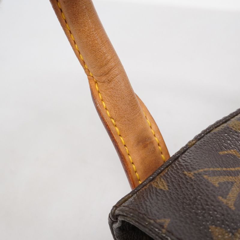 Louis Vuitton Shoulder Bag Monogram Looping GM M51145 Brown Ladies
