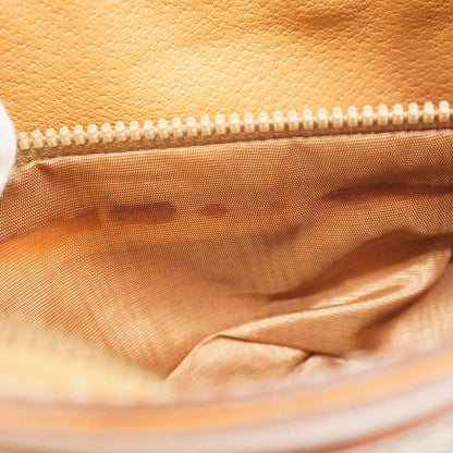 Celine Clutch Bag Macadam PVC Beige Light Brown Gold Hardware Men Women Unisex