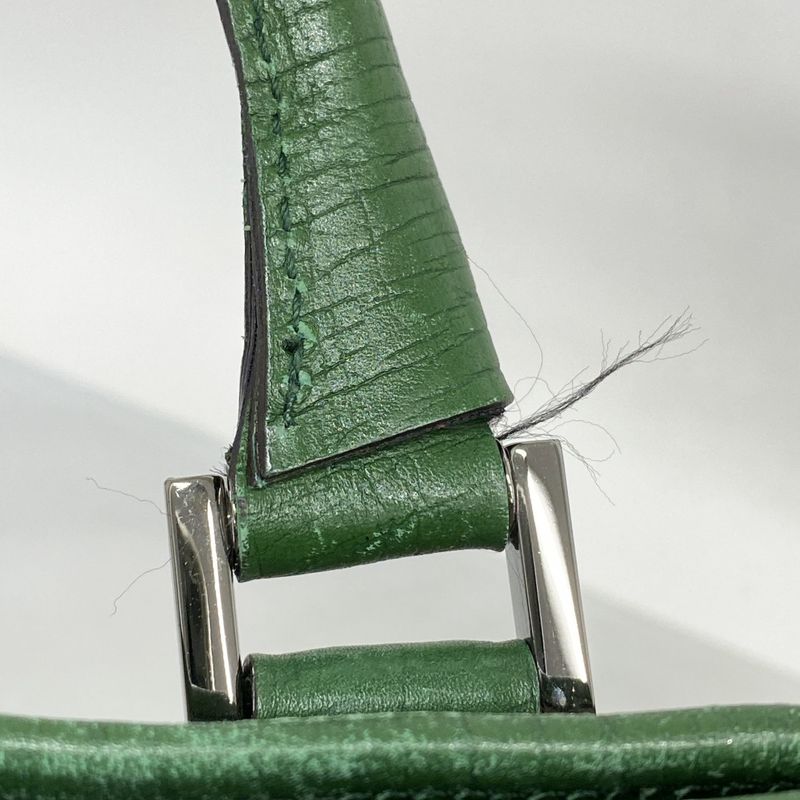 Gucci Tote Bag GG Supreme 114288 PVC Brown Green Silver Hardware Men Ladies