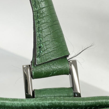 Gucci Tote Bag GG Supreme 114288 PVC Brown Green Silver Hardware Men Ladies