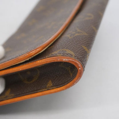 Louis Vuitton Shoulder Bag Monogram Pochette Twin GM M51852 Brown Ladies